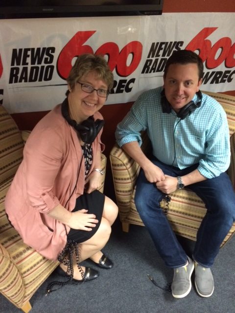 pic jo garner and alex craig 5-28-16 on stage with headphones (1)