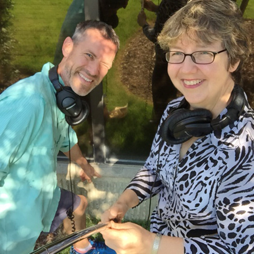 McKenzie Mortgage RD Loans Clint Cooper inspecting foundation